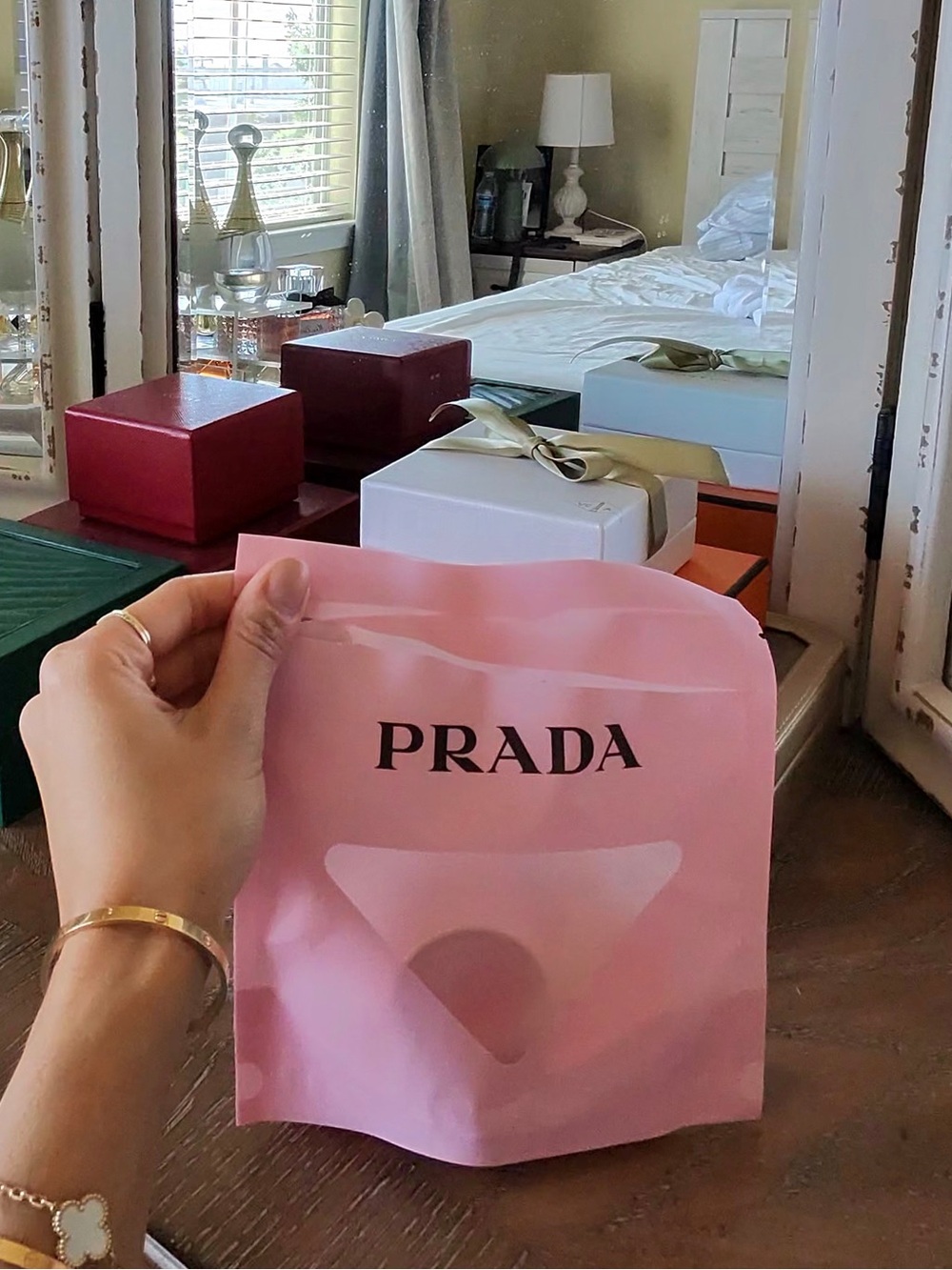 Prada Pink blush bracelet